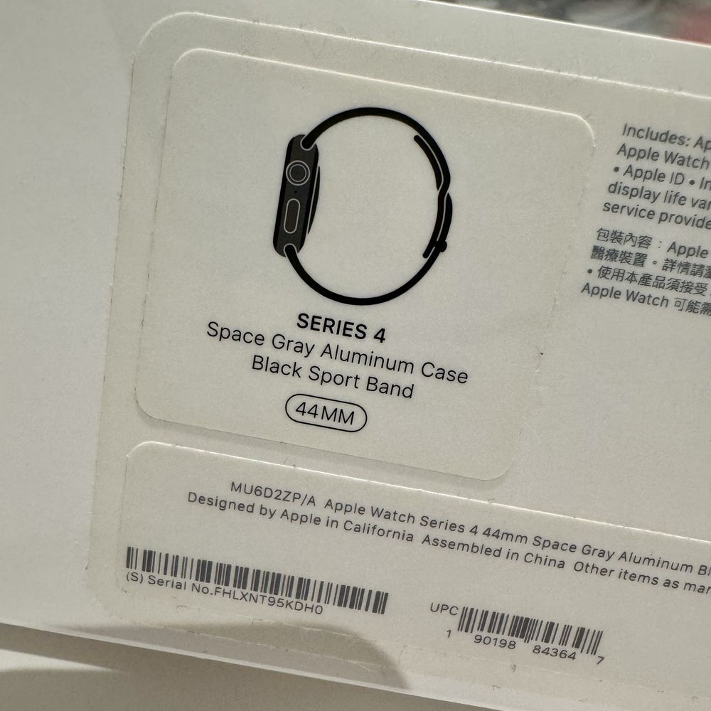 Apple Watch Series 4 44mm Space Gray