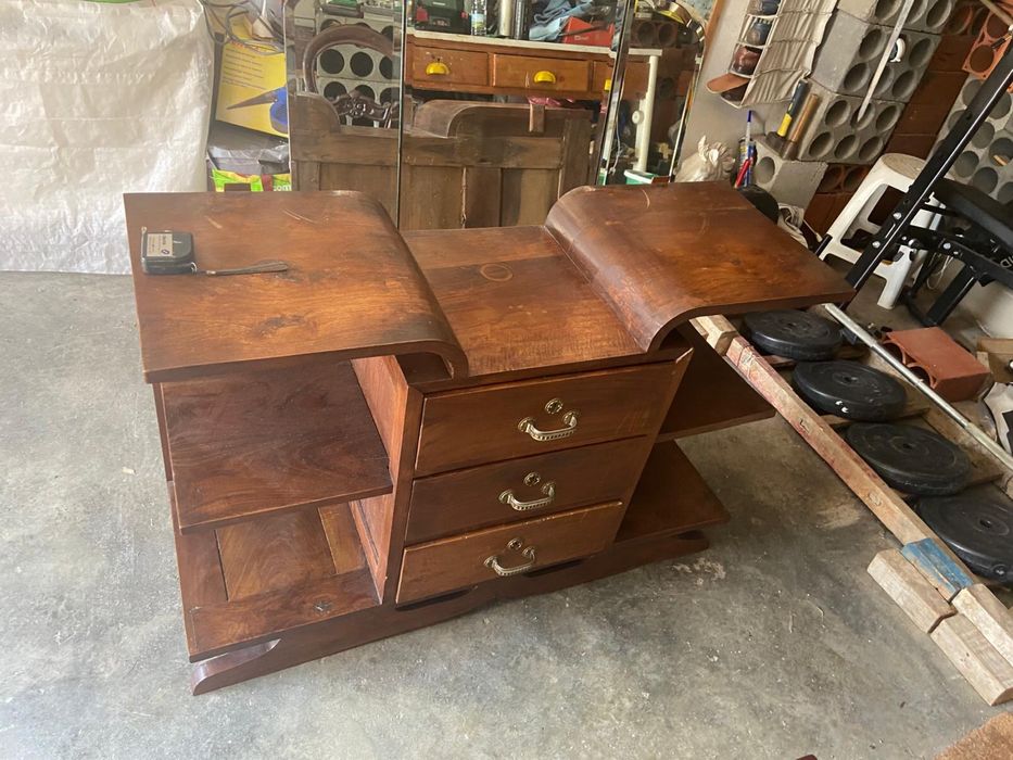 Movel toucador com banco e espelho