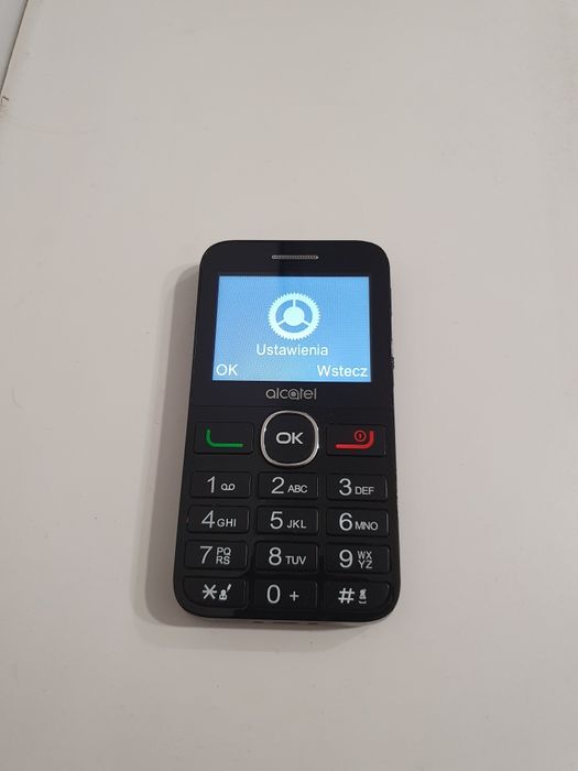 Dla seniora Telefon Alcatel Latarka Aparat Przycisk SOS