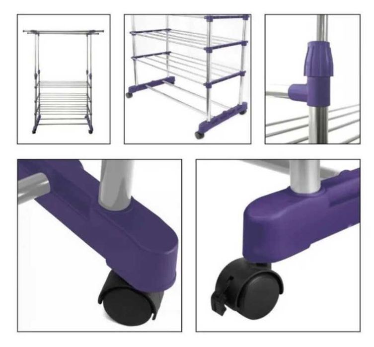 Органайзер Стійка для одягу та взуття Сушарка ЯКІСНА МІЦНА Полка