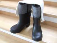 Zimowe buty filcowe + cieple skarpety