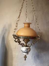 Piękna wisząca lampa antyczna