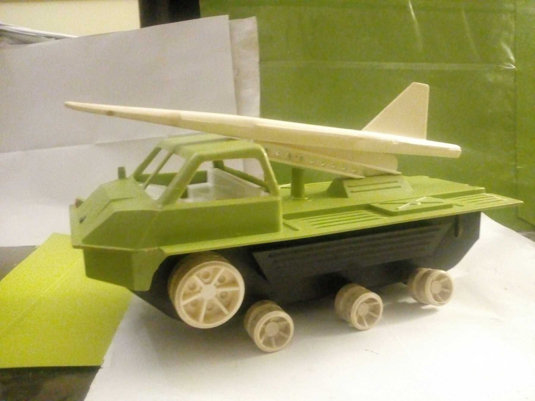 моделі воєнні машини ссср тягач "Отвага" ВУ 3377 мотоцикл
