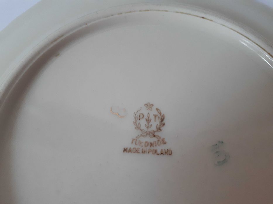 talerz porcelana Tułowice talerzyk vintage