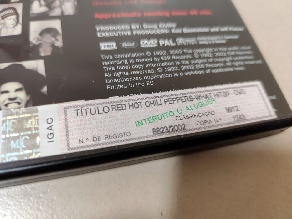 DVD - Red Hot Chili Peppers - What hits!?