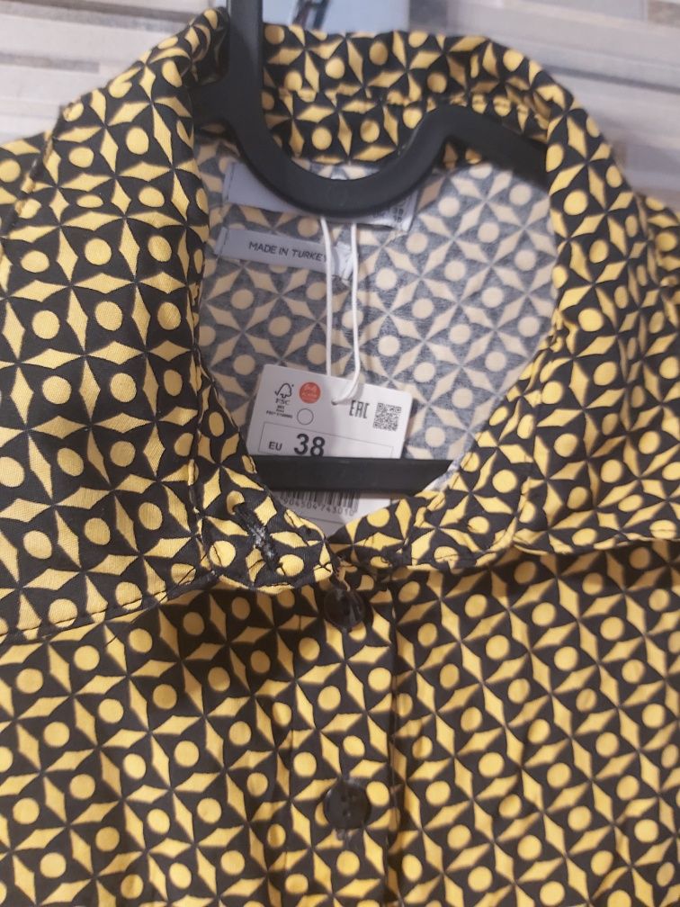 Sukienka wizytowa   z kieszeniami wiosenna elegancka parasolka  falban