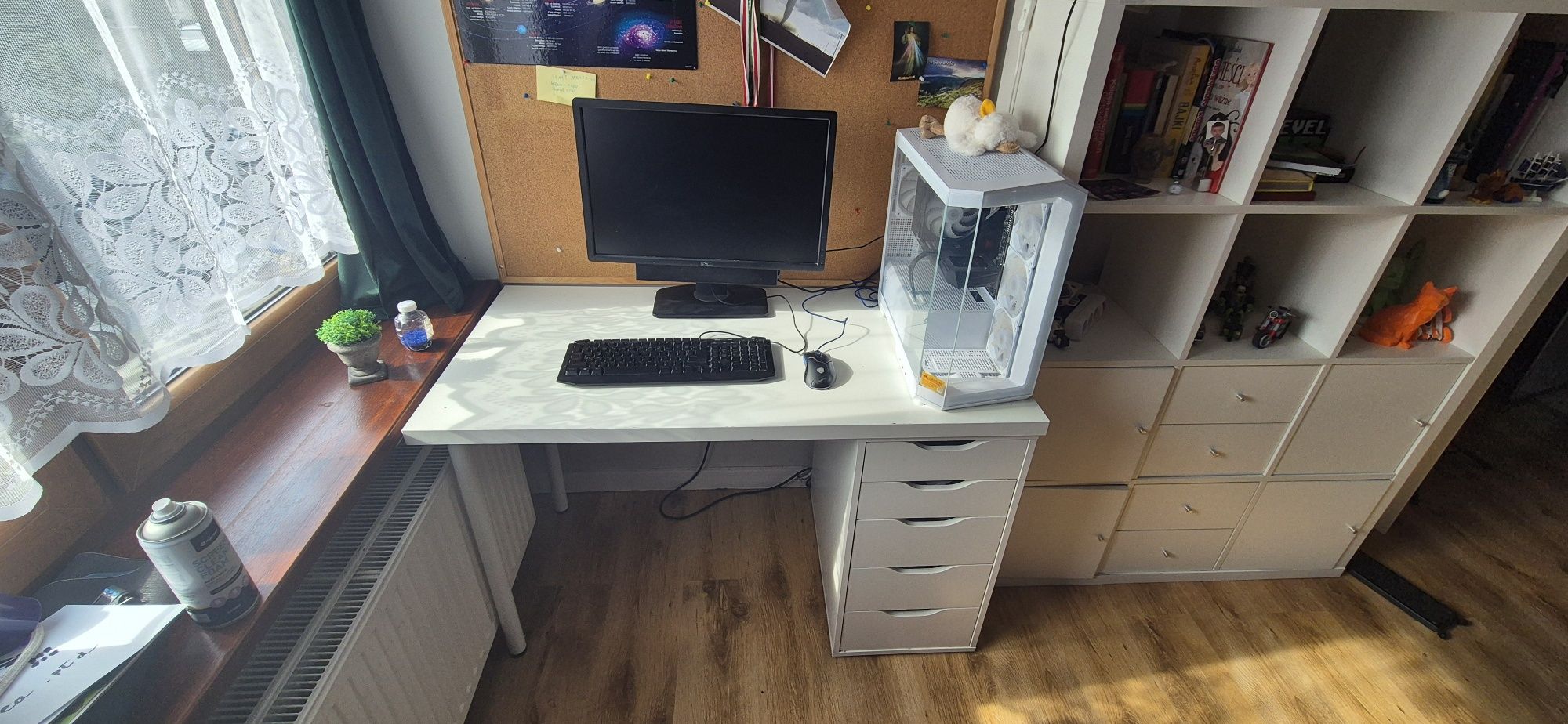 Biurko szkolne IKEA 120x60 z szufladami