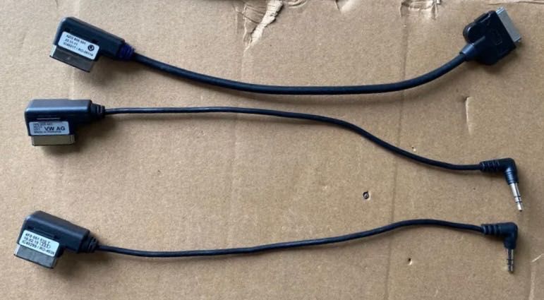 Кабель-адаптер для Iphone / AUX 3.5mm блока mdi VW AUDI SKODA