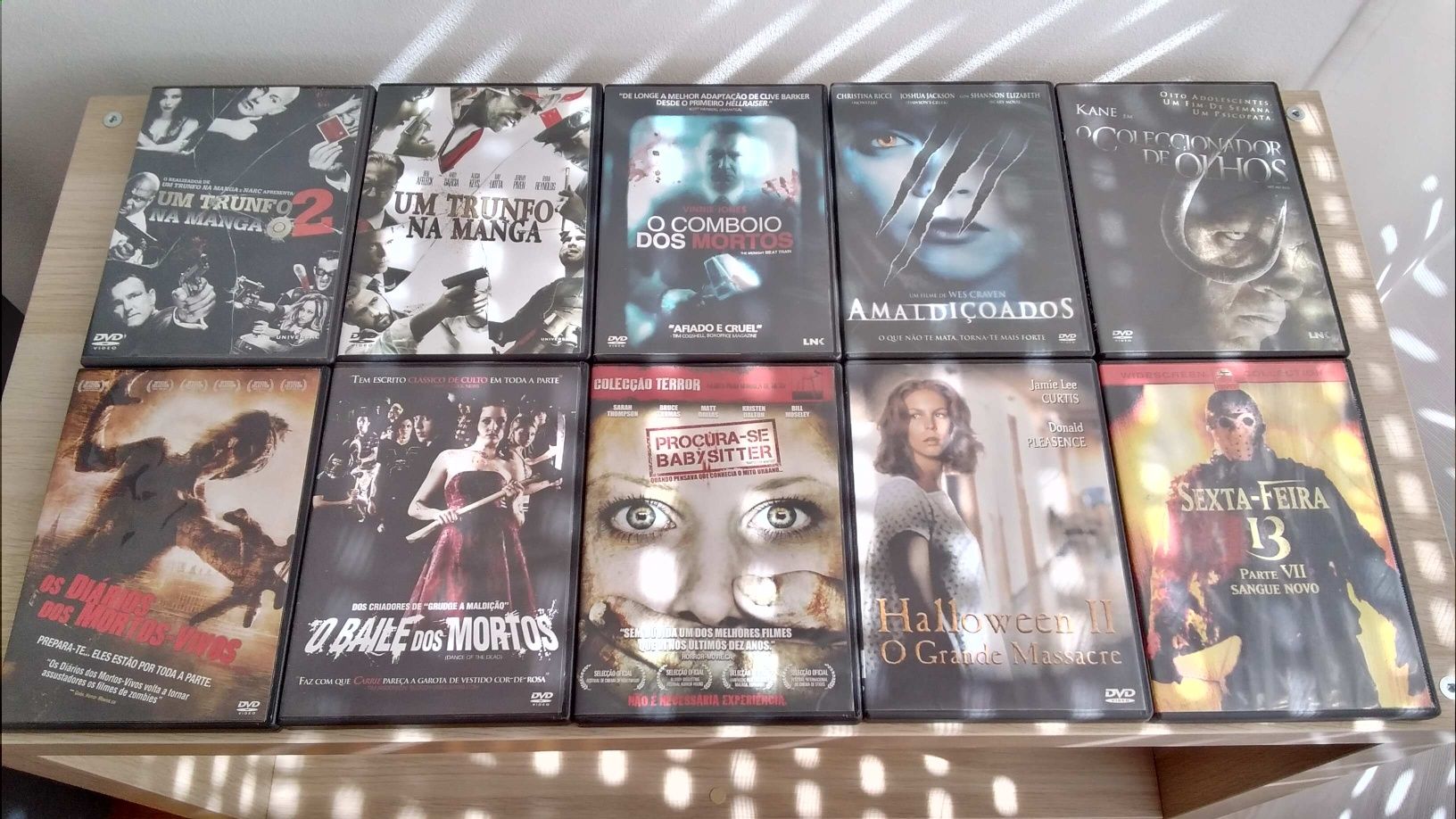 Conjunto de filmes DVD