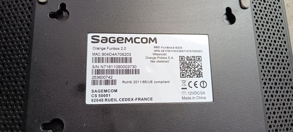 Router wifi Sagemcom