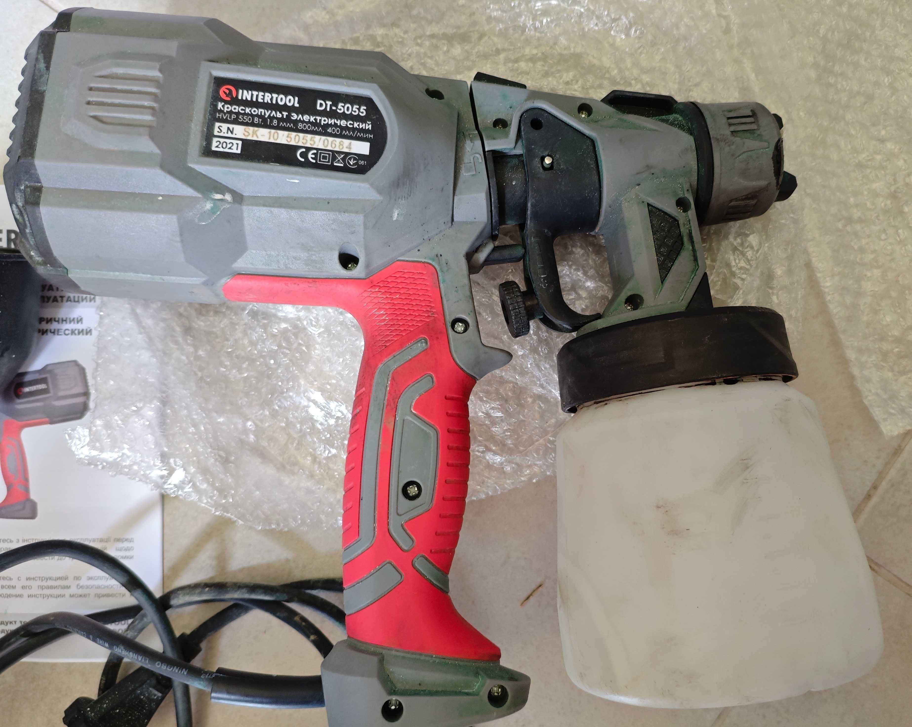 Фарбопульт з компресором Intertool DT-5055