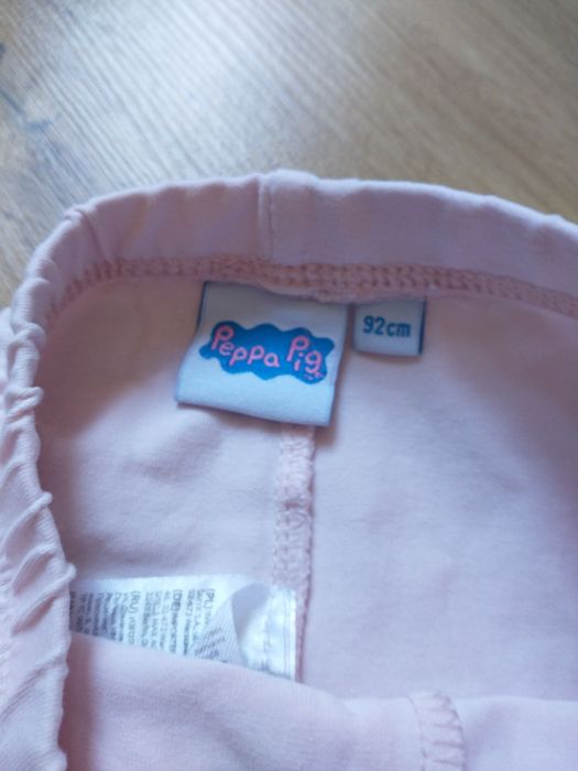 Nowe legginsy dla dziewczynki rozm 92 Peppa Cool Club pudrowy róż