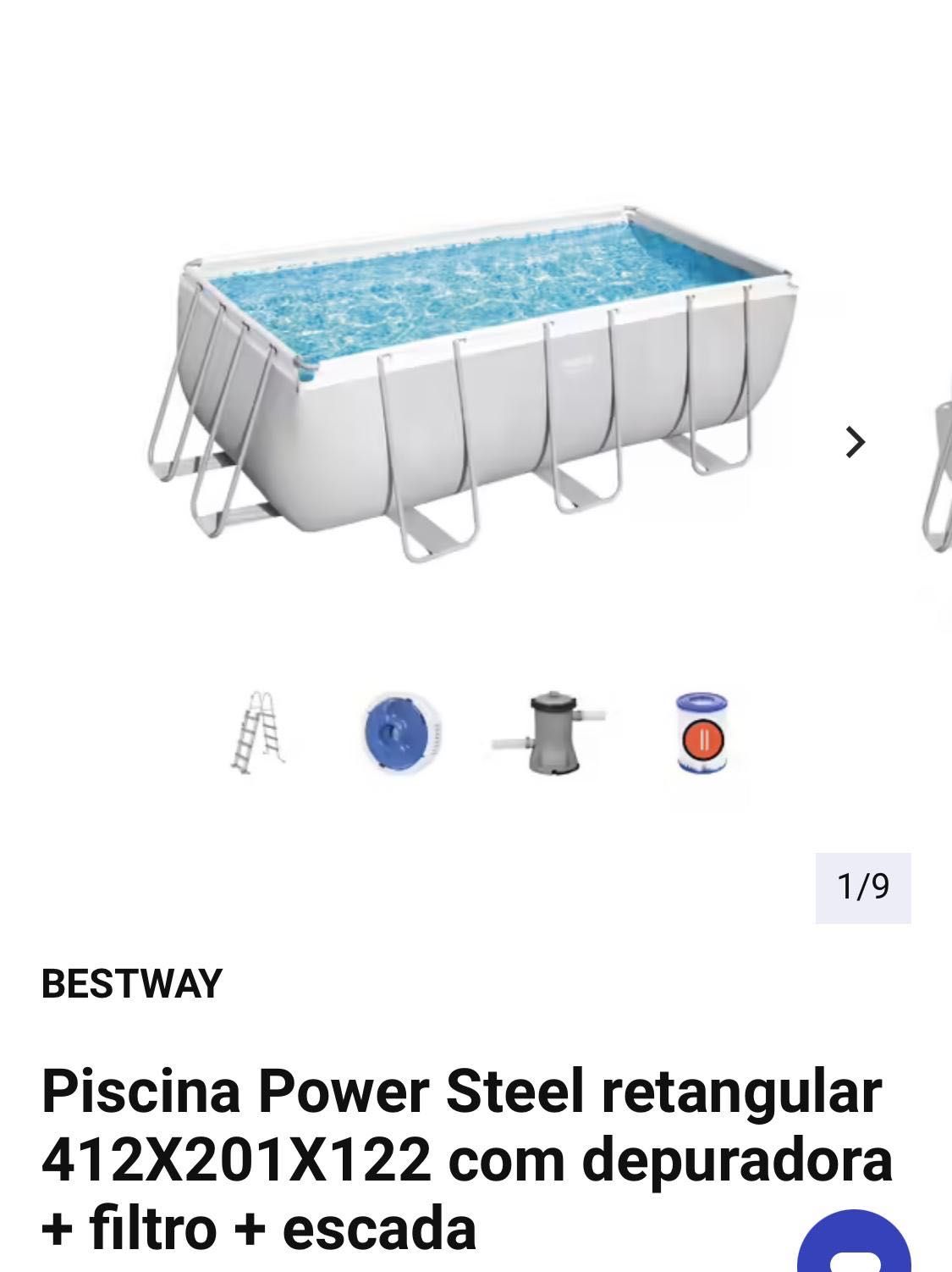 Vendo piscina removível