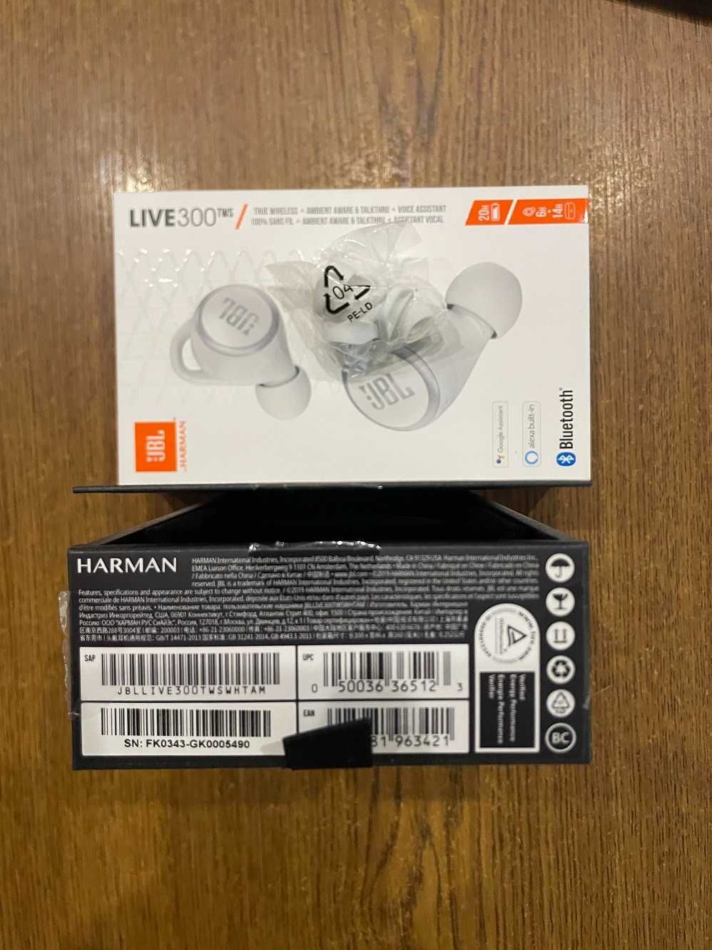 Продаються навушники JBL Live 300TWS в робочому стані.