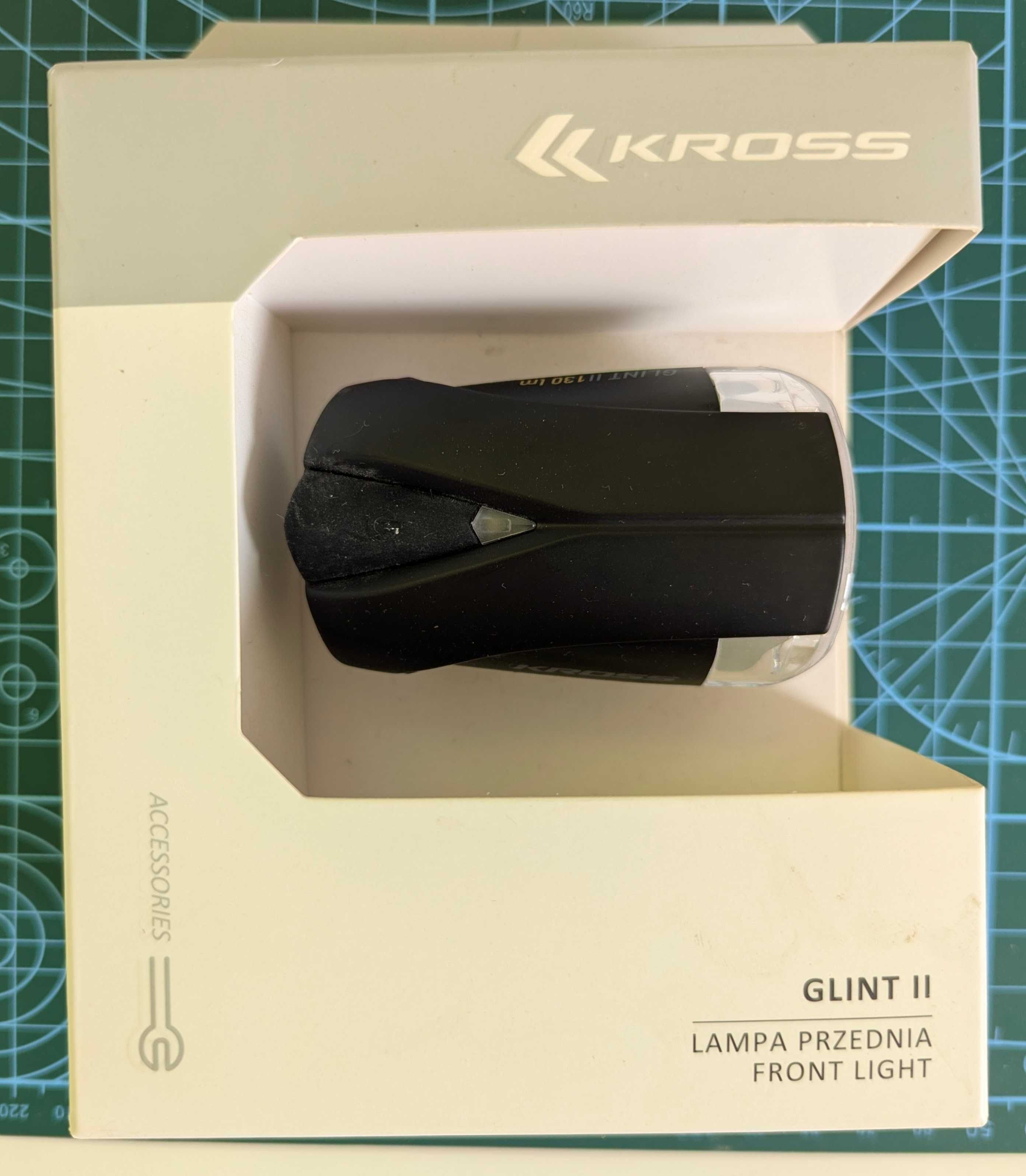 Lampka rowerowa Kross Glint II Cree Smart Beam z odcięciem