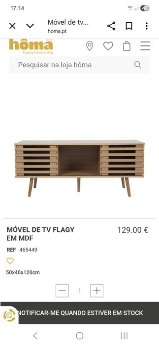 Móvel de televisão