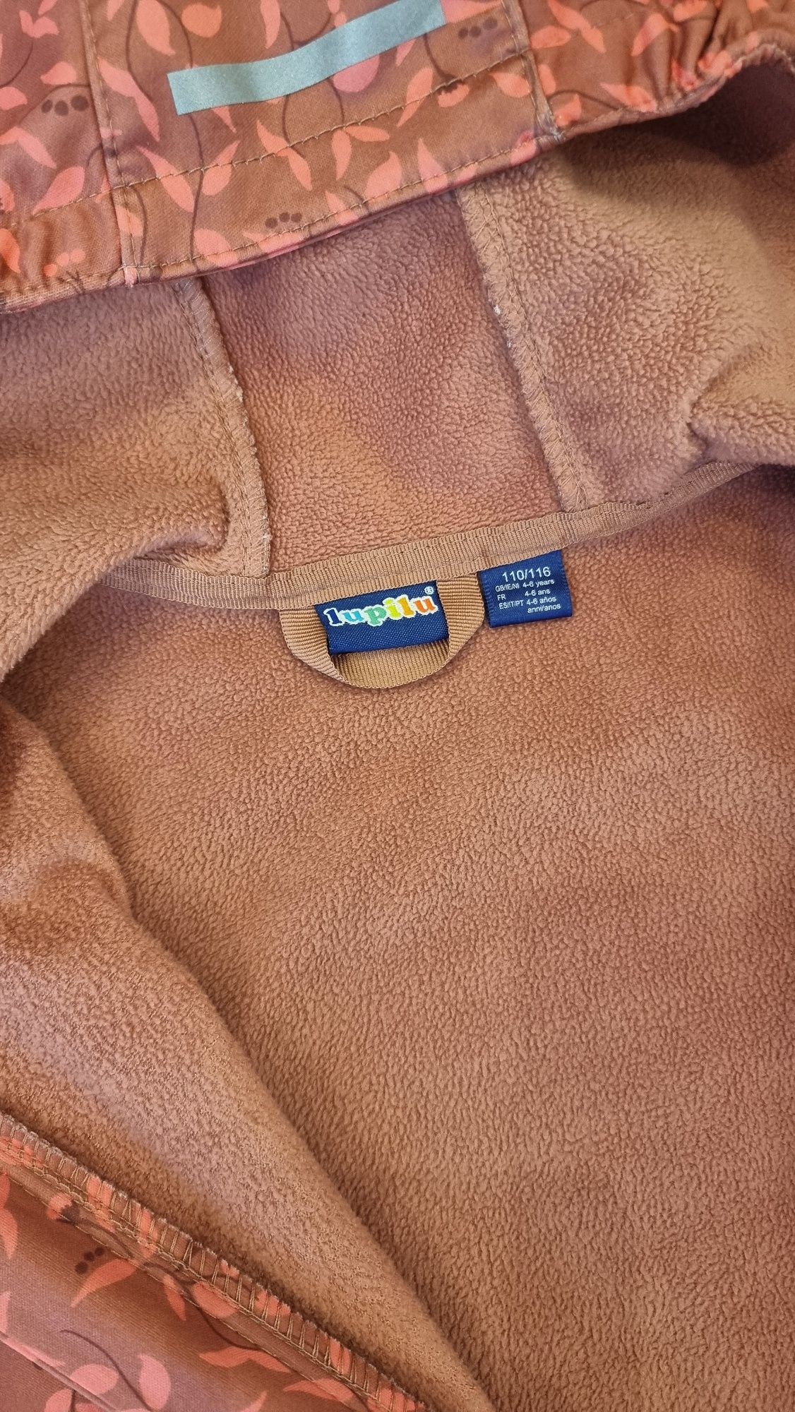 Kurtka dziewczęca softshell Lupilu rozm. 110/116