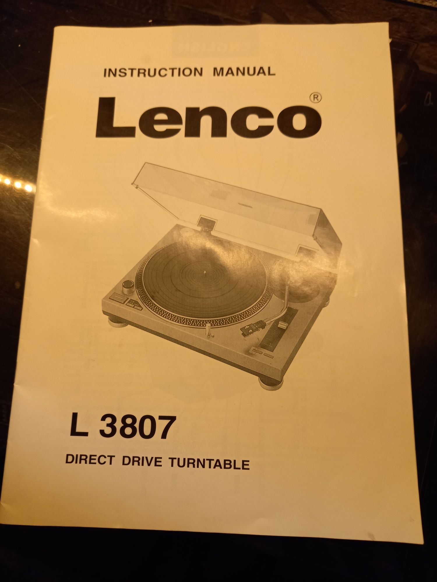 Gramofon dj Lenco 3807 Direct drive