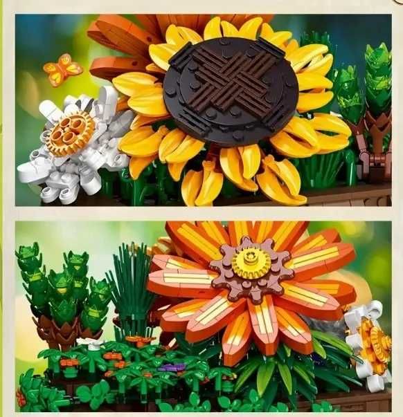 Klocki konstrukcyjne słoneczniki 924el.