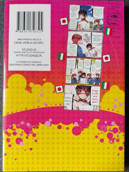 Mangi Hetalia Axis Powers tom 2 i 3