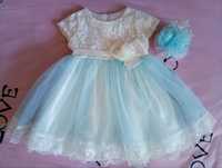Гарна і якісна святкова сукня для маленької принцеси на 1-3рочки