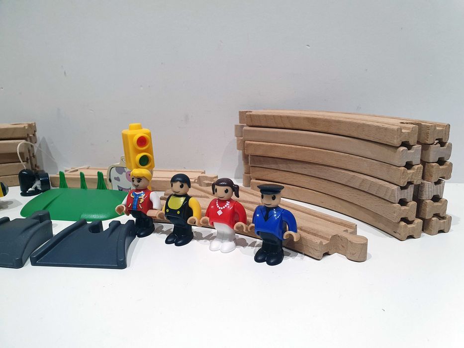 Playtive dodatkowy zestaw torów tory kompatybilne z Ikea Lillabo Brio