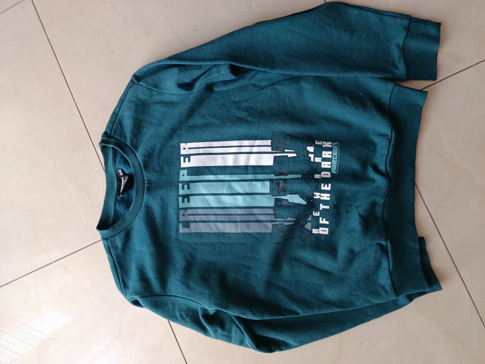 Dres Minecraft ocieplane.Bluza i spodnie