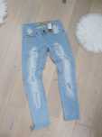 Diesel 30 M jasne jeansy stretch nowe dziury