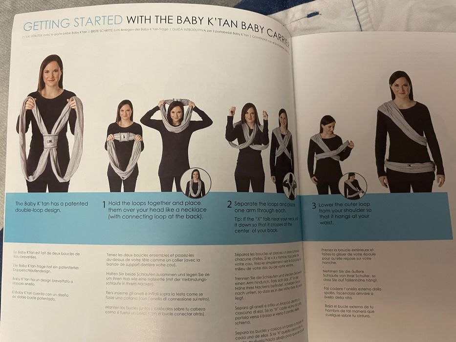 Chusta do noszenia niemowląt BabyKtan rozmiar S