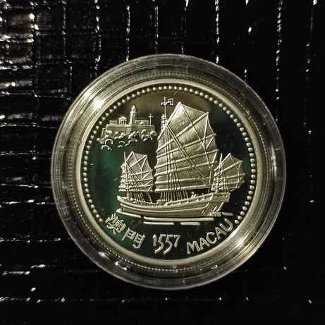 Португалия 200 эскудо 1996 Макао серебро 925° 26,5 грамм срібло proof