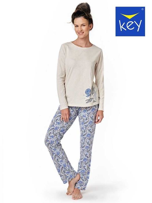 Піжами АТЛАНТІК KEY  жіночі кофта+штани бавовна Atlantic асортимент