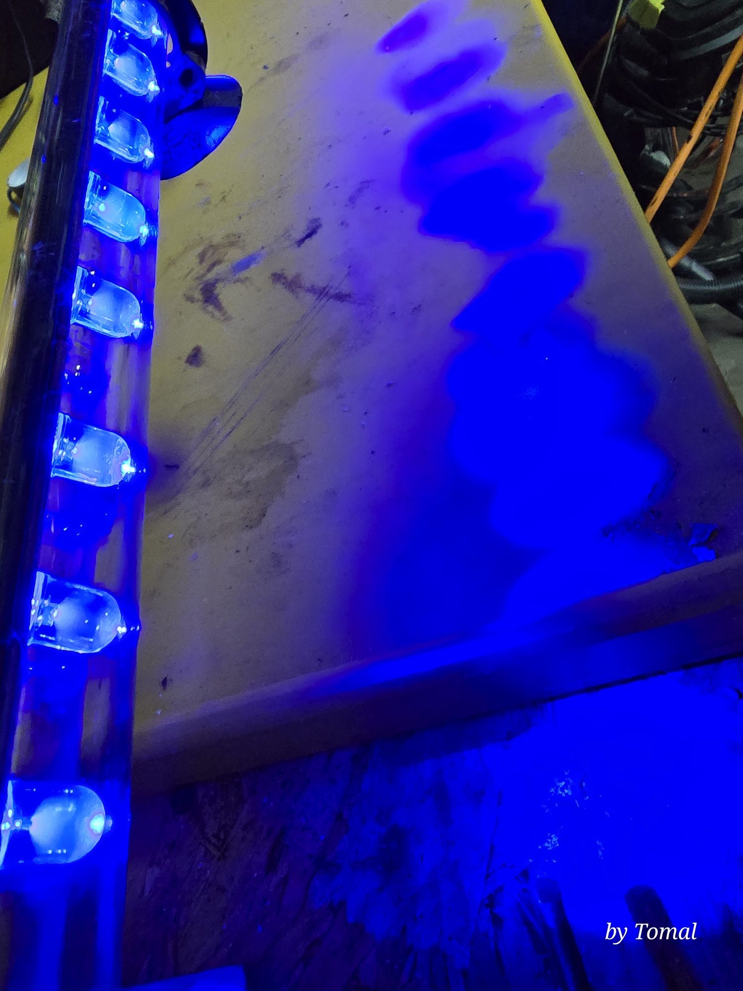 Akwarystyczna lampa belka Led nocna 80cm haqos