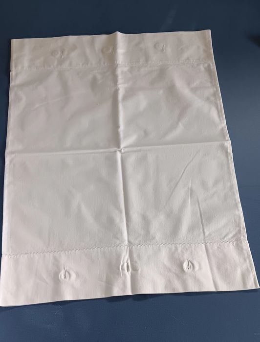 Lençol branco 100% algodão de cama individual.