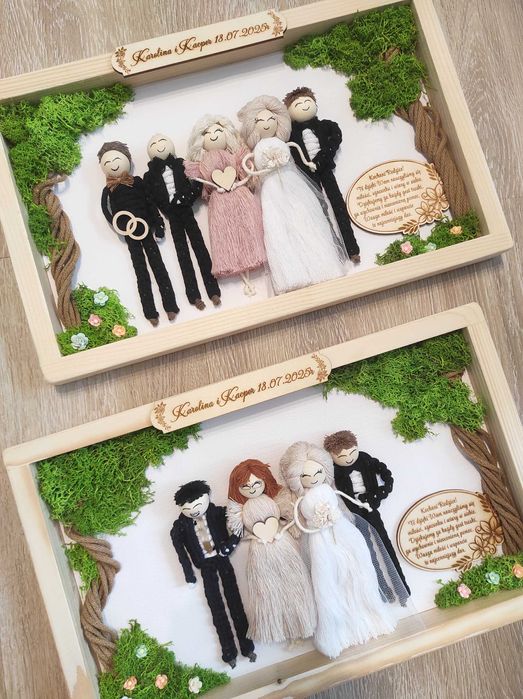 Podziękowania dla rodziców ślub ramka ślubna