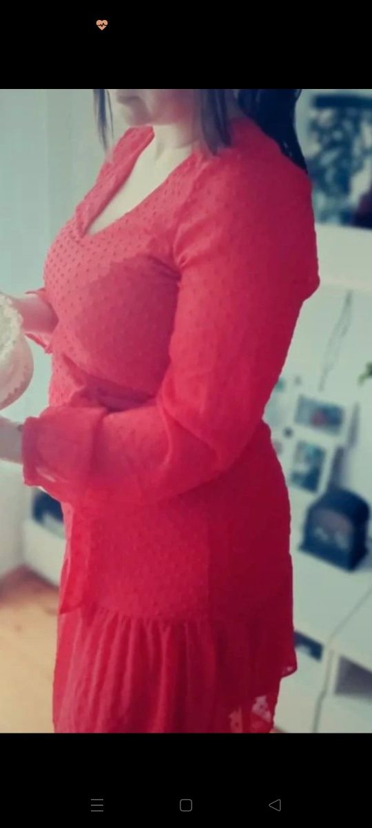 Sukienka czerwona m nowa