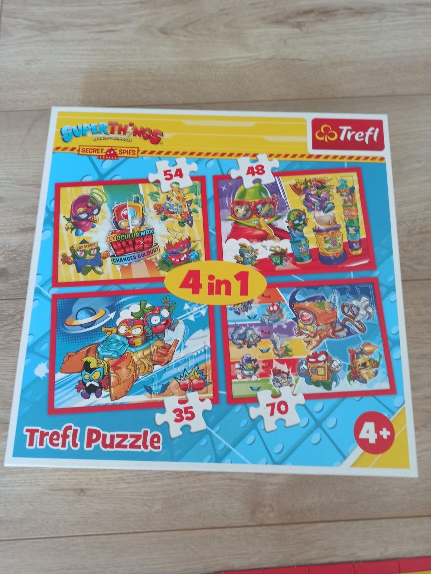 Puzzle Super Zings i Super Things 4w1