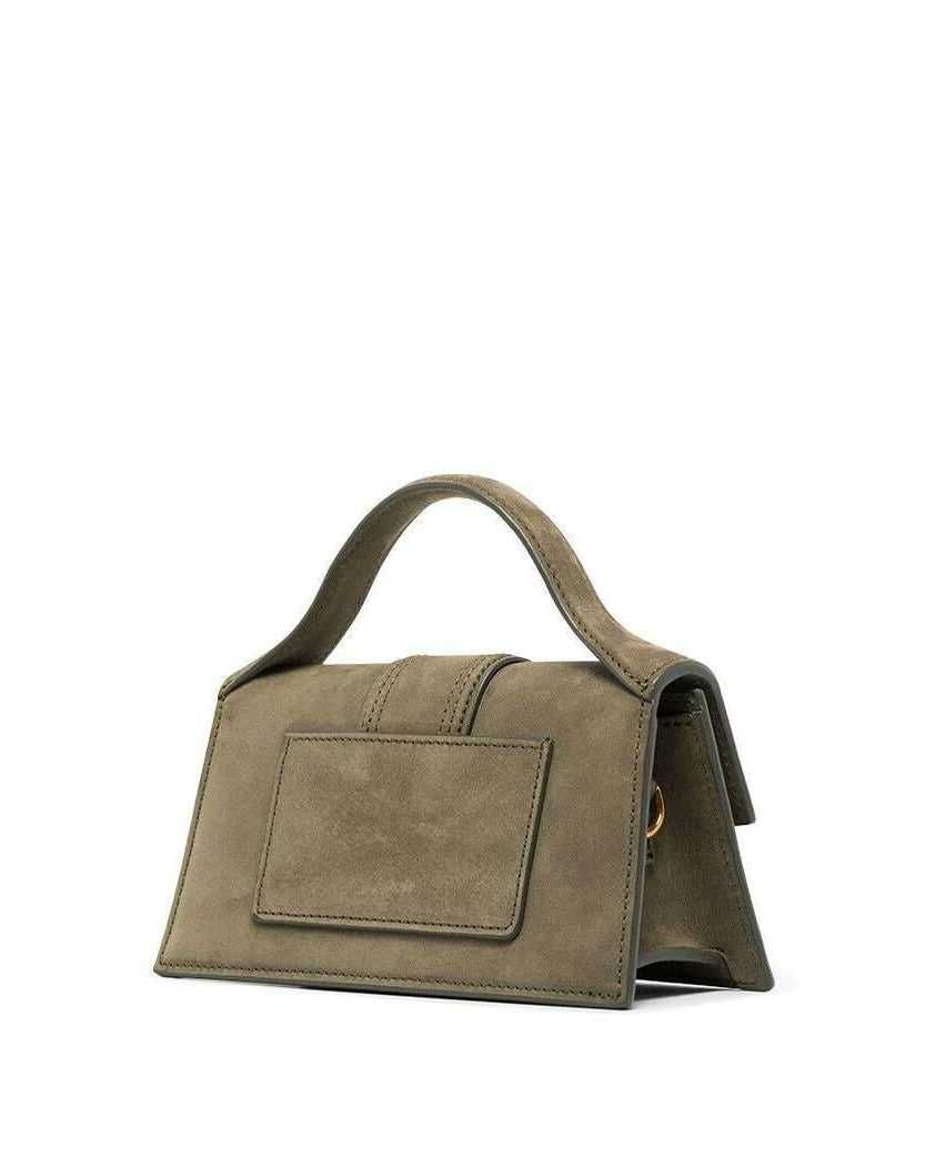 Сумка Jacquemus Le Bambino Mini Suede Shoulder Bag Olive