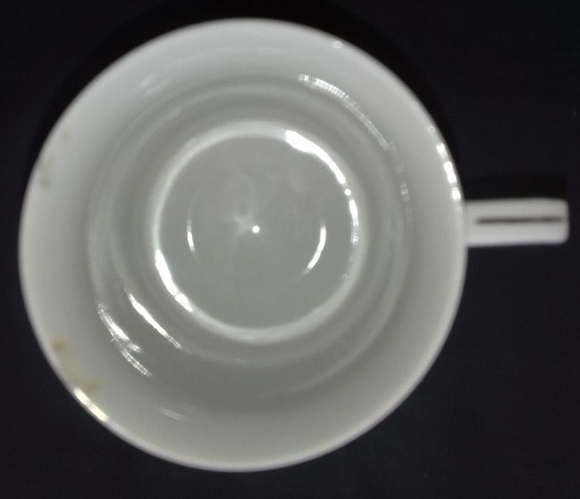 Kubek szklanka kufel porcelana Ćmielów antyk zabytek.