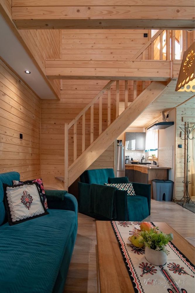 Domek w gorach z jacuzzi -widok na Tatry
