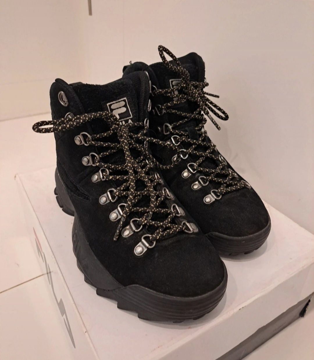 Trapery, buty zimowe damskie Fila