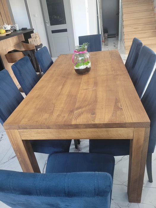 Stół lite drewno jesion 90x180