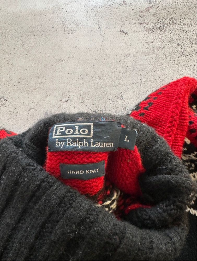 Свитер Polo Ralph Lauren Hand Knit размер L