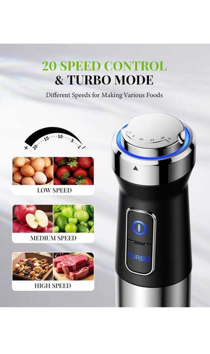 Blender ręczny Shardor  1200W DUZY ZESTAW