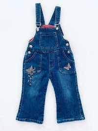 Jeansowe ogrodniczki Vintage dla dziewczynki (86)