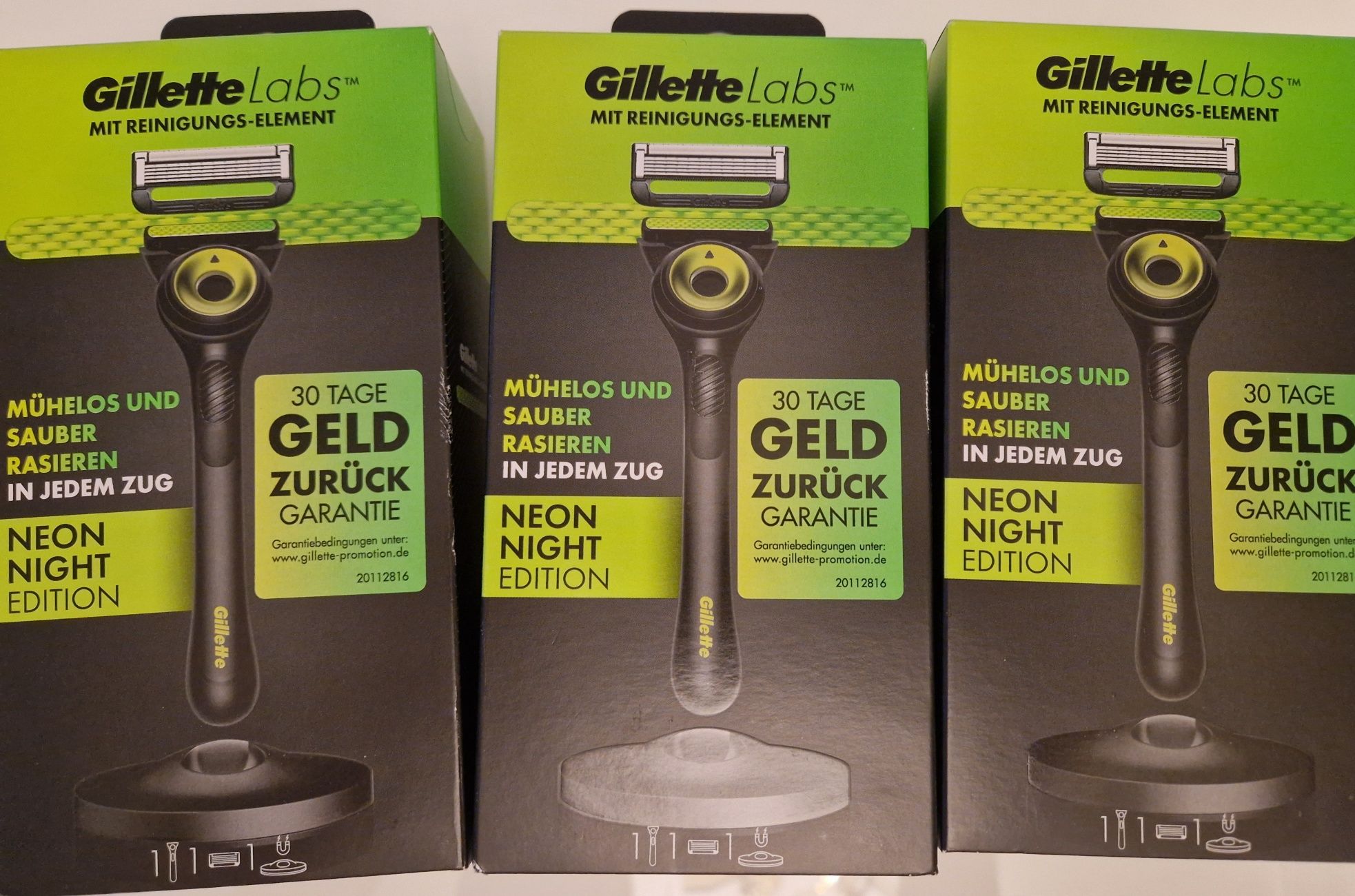 Gillette Labs neon Edition