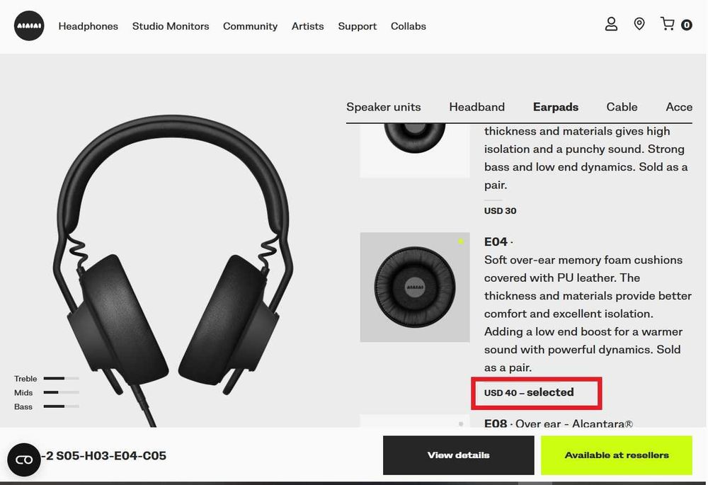 НОВI модульні навушники AIAIAI TMA-2 custom build