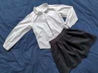 Biała koszula i spódnica CoolClub 110