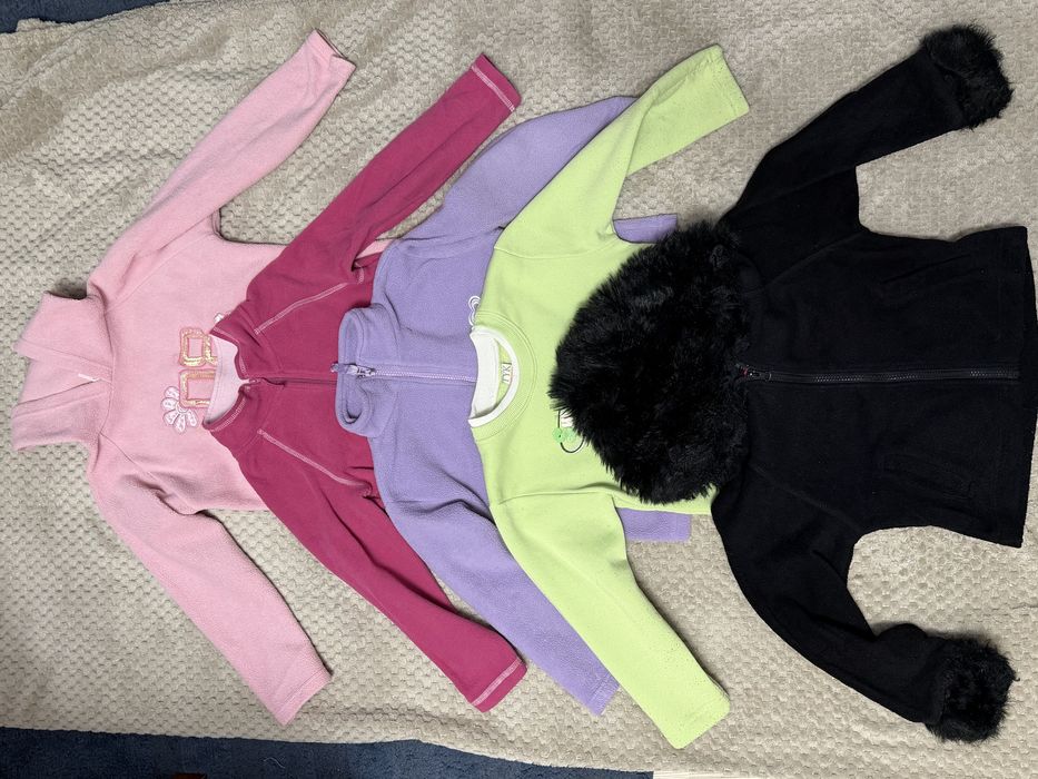 Paka bluz dziewczęcych polarów 110/116