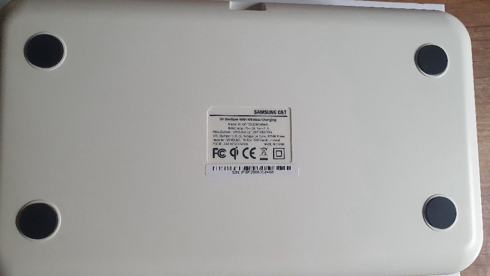 Samsung sterylizator,  ładowarka bezprzewodowa