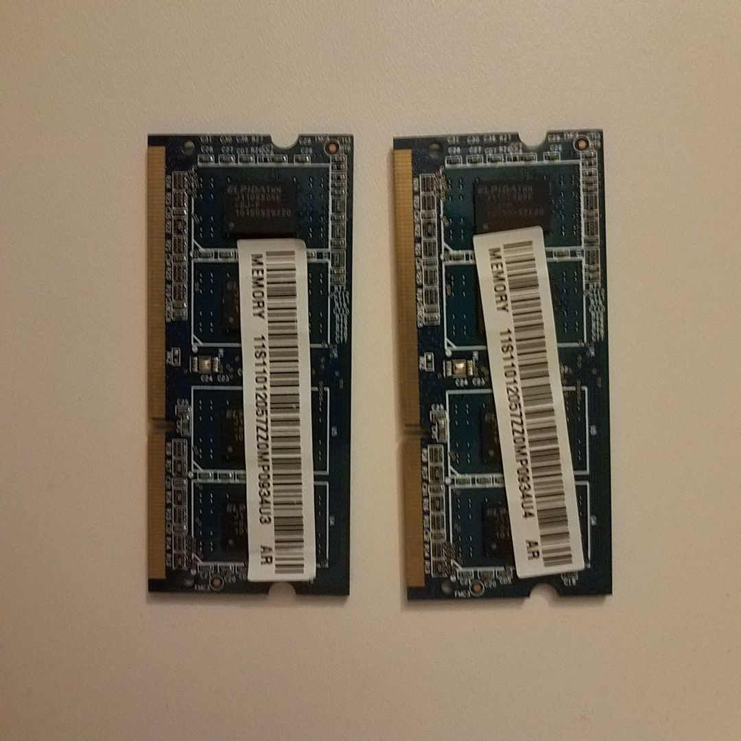 Оперативная память Sodimm DDR3 2 Gb (1+1)